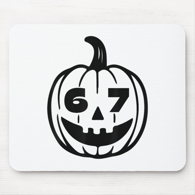Six Seven Halloween-Kostüm für Schüler Lehrer  Mousepad (Vorne)