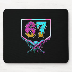 Six Seven Ice Cream Drip Sport 67 Fun Mason Meme ( Mousepad