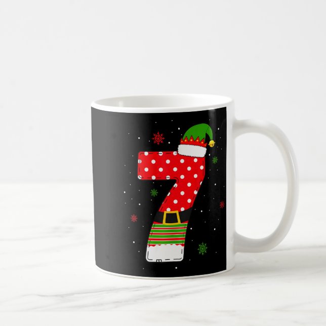 Six Seven Matching 67 Christmas Elf Hat Meme Gen A Kaffeetasse (Rechts)