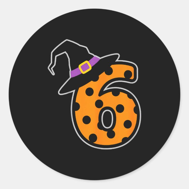 Six Seven Meme 6 7 Halloween Costume Couple  Runder Aufkleber (Vorderseite)