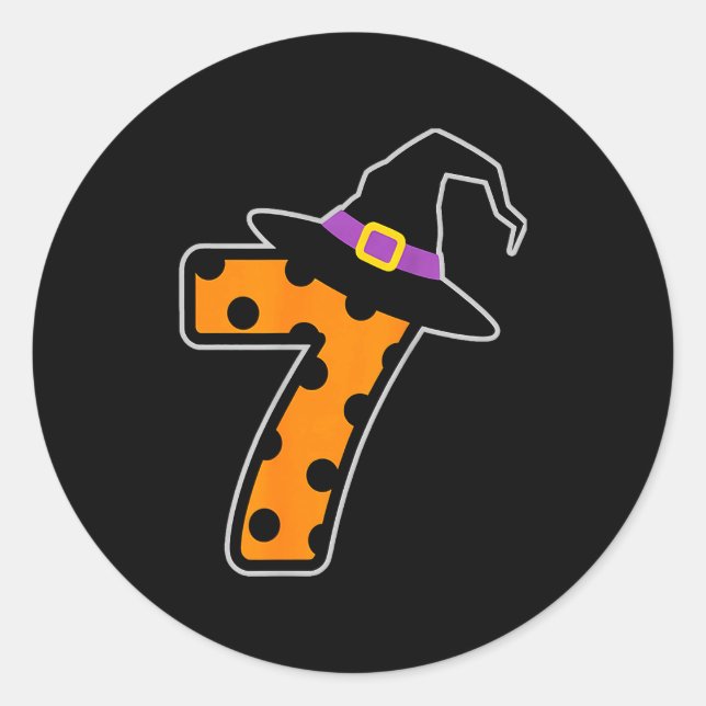 Six Seven Meme 6 7 Halloween Costume Couple  Runder Aufkleber (Vorderseite)