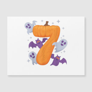 Six Seven Meme 6 7 Halloween Kostümcouch Magnetkarte