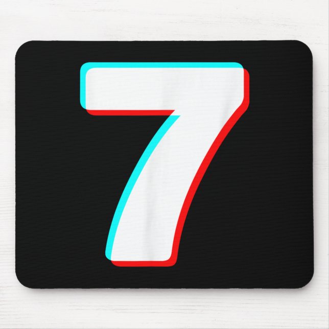 Six Seven Meme 7 Kostüm Halloween Paare passend Mousepad (Vorne)