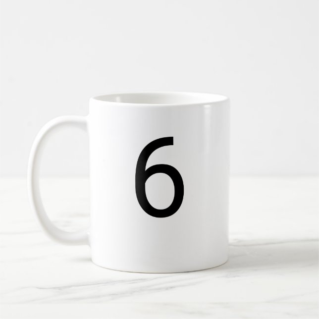 Six Seven Meme Coffee Tasse (Links)
