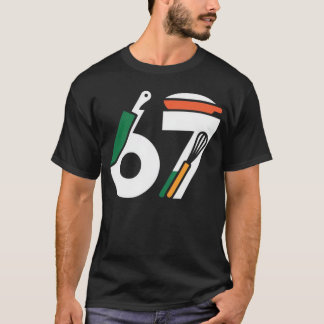 Six Seven Meme Cooking Tools Foodie Home Cook  T-Shirt