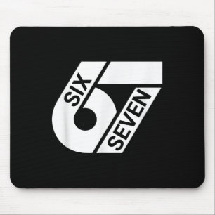 Six Seven Meme Funny Mousepad