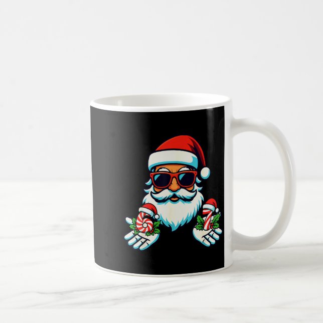Six Seven Meme Funny Santa Christmas Humor  Kaffeetasse (Rechts)