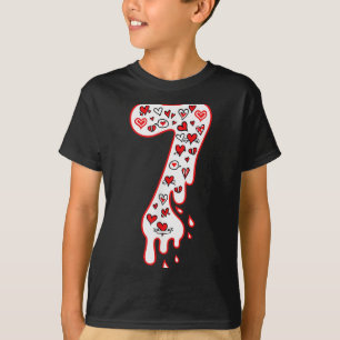 Six Seven Meme Nummer 7 Paare passend zum Valentin T-Shirt