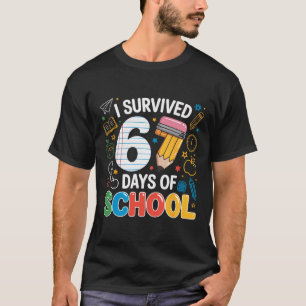 Six Seven Meme überlebte 67 Tage Schulschüler T-Shirt