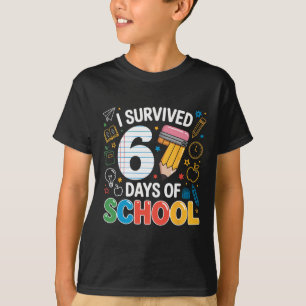 Six Seven Meme überlebte 67 Tage Schulzeit Schüler T-Shirt