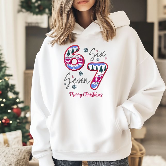 Six Seven Merry Christmas Holiday Hoodie (Von Creator hochgeladen)