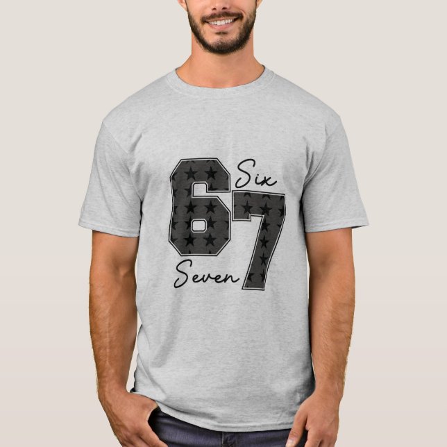 Six Seven Pop Culture Vibe Graphic T-Shirt