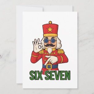 Six Seven Schneemann Weihnachten Nussknacker 6 7 X Ankündigung