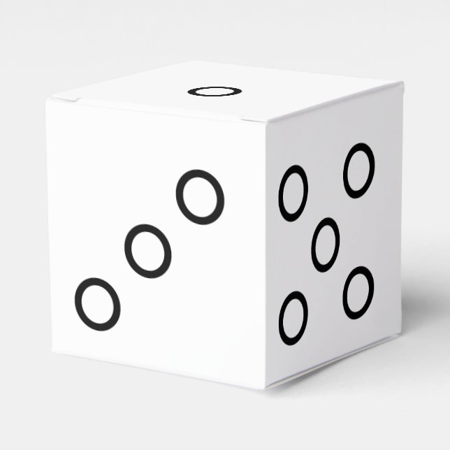 Six-Side-Die-Gefälligkeitsbox oder Dekoration Geschenkschachtel (Vorderseite)