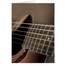 Six String Brown Acoustic Guitar