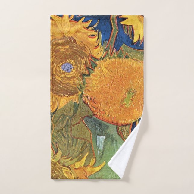 Six Sunflowers Vincent Van Gogh Handtuch (Handtuch)
