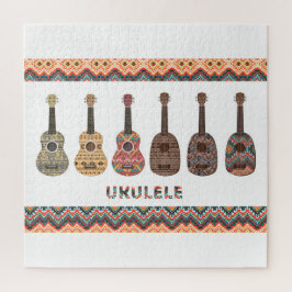 Six Ukulele Pattern Puzzle
