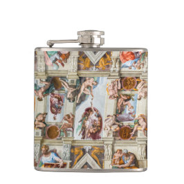 Sixine Chapel Michelangelo - Vatikan, Rom, Italien Flachmann