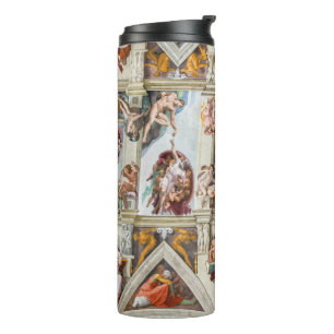 Sixine Chapel Michelangelo - Vatikan, Rom, Italien Thermosbecher