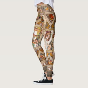 Sixine Kapelldecke von Michelangelo Leggings