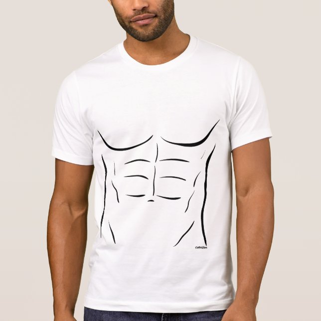 Sixpack Abs. T-Shirt (Vorderseite)