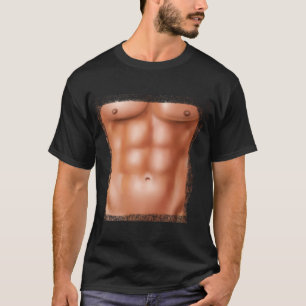 Sixpack Muskel Bly Washboard Abs Adonis T-Shirt