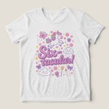 SIXtacular - 6. Geburtstag T - Shirt für Kinder
