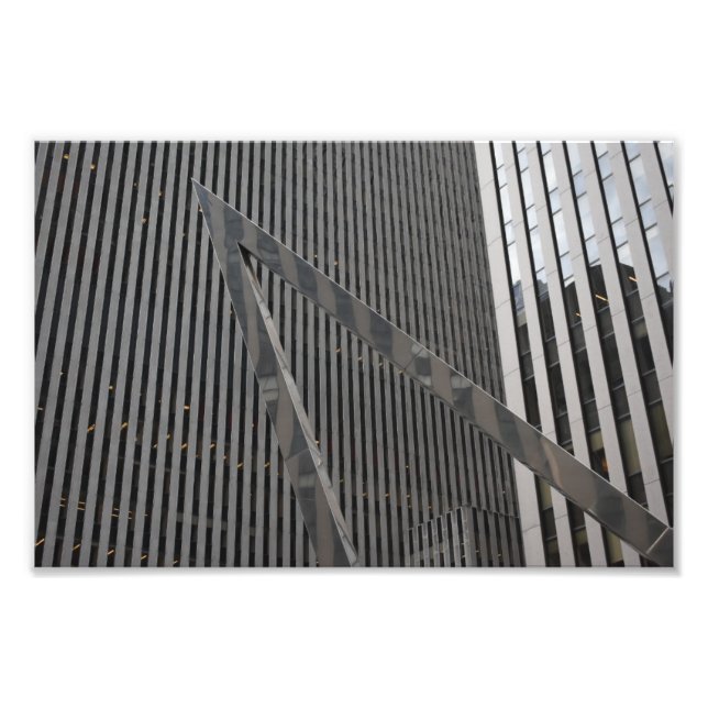 Sixth Avenue Architecture New York City Fotograf Fotodruck (Vorne)