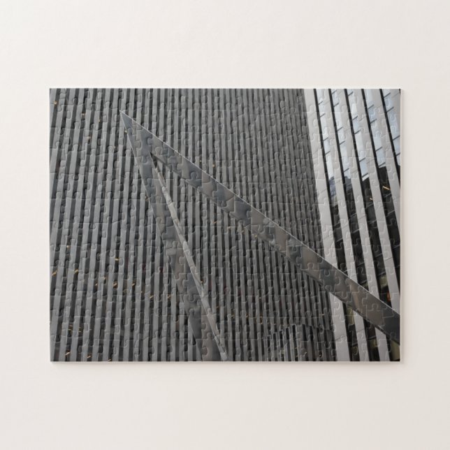 Sixth Avenue Architecture New York City Fotograf Puzzle (Horizontal)