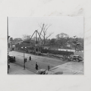 Sixth Avenue und 59th Street Blick auf Central Par Postkarte