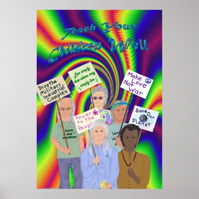 Sixties Protest Poster (Vorne)