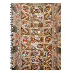 Sixtinische Kapelldecke, 1512 von Michelangelo Notizblock