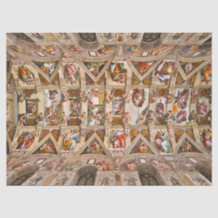 Sixtinische Kapelldecke, 1512 von Michelangelo Seidenpapier