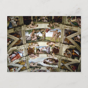 Sixtinische Kapelle, Vatikan, Rom, Italien Postkarte