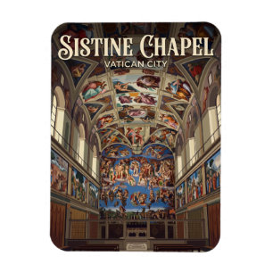 Sixtinische Kapelle Vatikanstadt Magnet