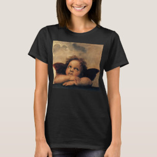 Sixtinische Madonna Engel von Raphael Sanzio T-Shirt