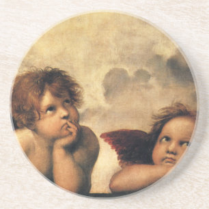 Sixtinische Madonna Engel von Raphael Sanzio Untersetzer