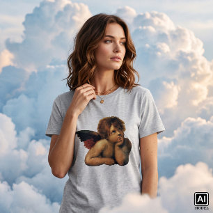Sixtinische Madonna, Engelsdetail von Raphael Sanz T-Shirt