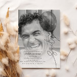 Sixty Balloon String | Photo 60th Birthday Party Einladung<br><div class="desc">Embrace the 60th chapter of your life with our trendy and unique birthday invitations. With chic typography and a 'sixty' balloon string over a photo background,  our invites are sure to set the tone for a birthday party that will be remembered for years to come.</div>