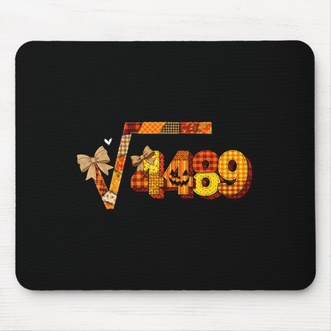 Sixty Seven 67 Meme Square Root 4489 Slang Math Te Mousepad (Vorne)