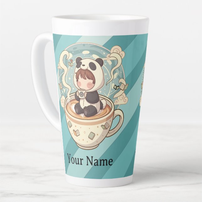 Size Cozy Panda 17oz Tasse (Linke Ecke)