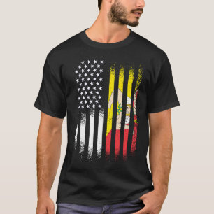 Sizilianisch-amerikanischer Patriot gewachsene Lan T-Shirt