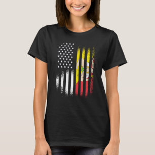 Sizilianisch-amerikanischer Patriot gewachsene Lan T-Shirt