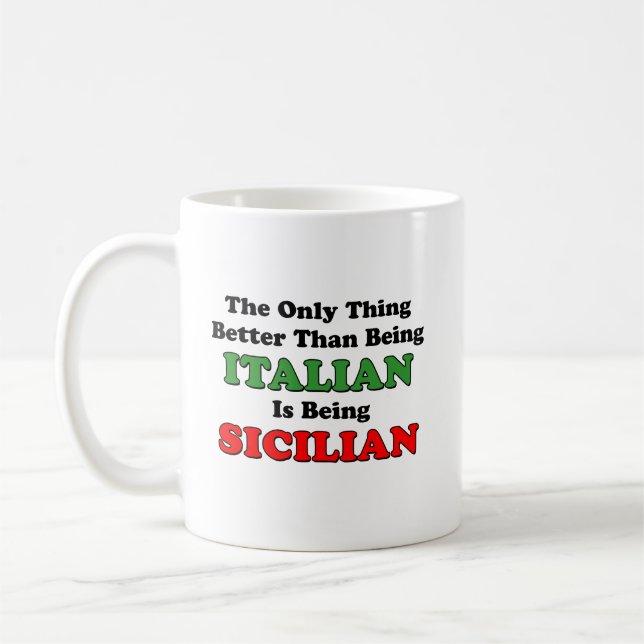 sizilianisch kaffeetasse (Links)