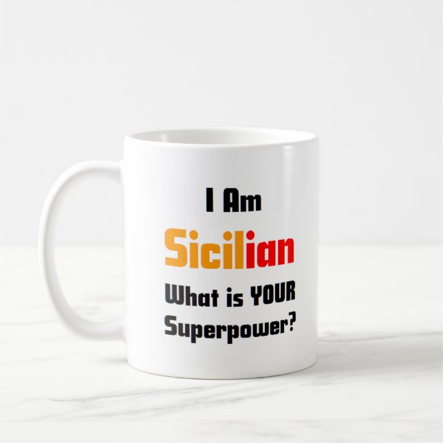 sizilianisch kaffeetasse (Links)