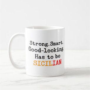sizilianisch stark kaffeetasse