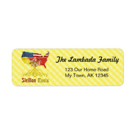 sizilianische amerikanische Roots Address Labels
