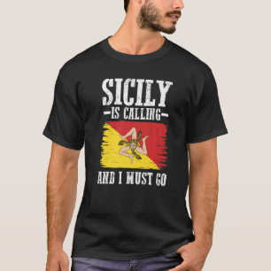 Sizilianische Flagge Sicily T-Shirt