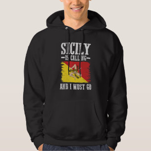 Sizilianische Flagge Sizilien Hoodie