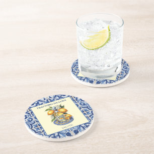 Sizilianische Fliesen-Limoncello-Italienische Rest Getränkeuntersetzer